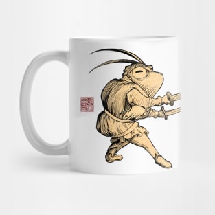 Master Duelist Frog Warrior Lineart Mug